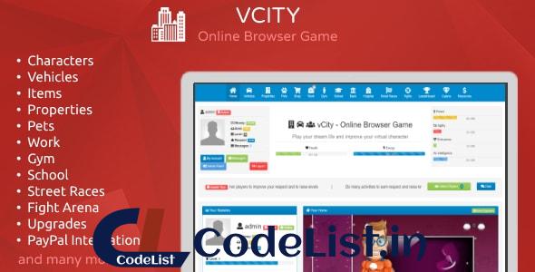 vCity – Create Your Own Browser Game