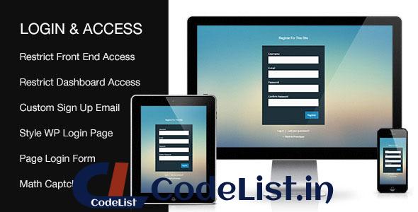 Custom Login & Access WordPresss Plugin v2.1.0