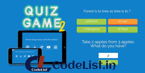 Quiz Game 2 – HTML5 Game