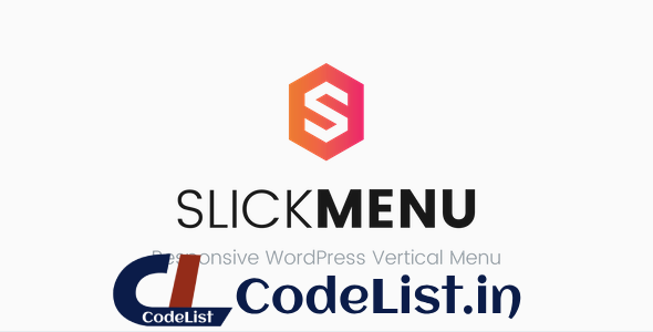 Slick Menu v1.5.4 – Responsive WordPress Vertical Menu