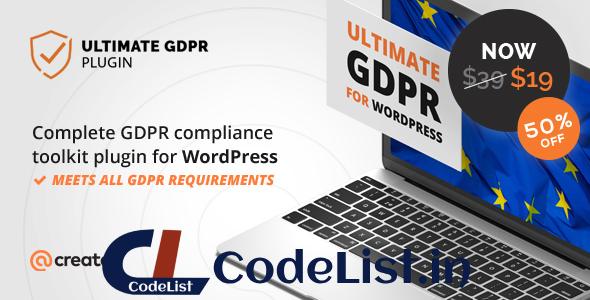 Ultimate GDPR v1.7.6 – Compliance Toolkit for WordPress