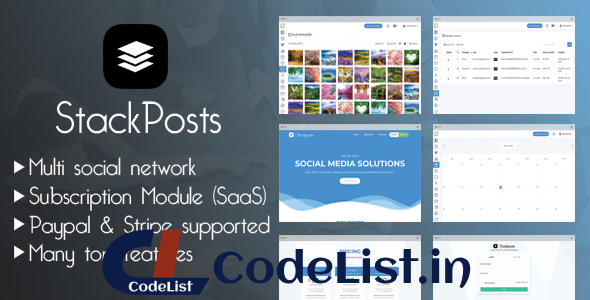 Stackposts v1.5 – Social Marketing Tool – nulled