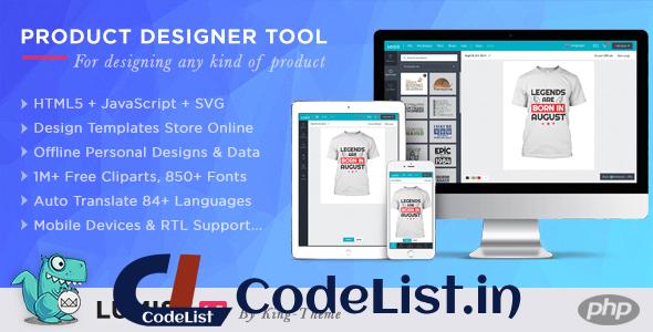 Lumise Product Designer Tool v1.6 – PHP Version