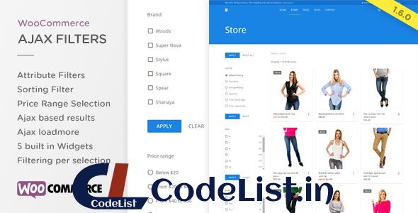 WooCommerce Ajax Product Filters v1.6.0