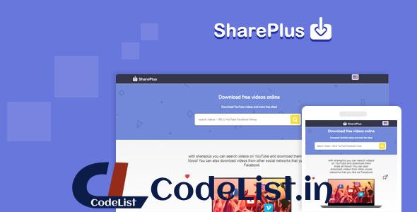 Shareplus v2.1 – Video Downloader from youtube, facebook,instagram and video search