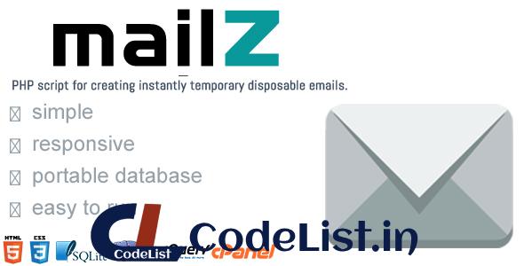 MailZ – Simple Disposable Temporary Email