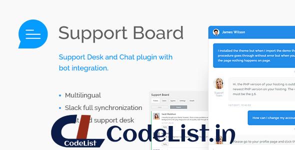 Support Board v1.2.5 – Chat And Help Desk