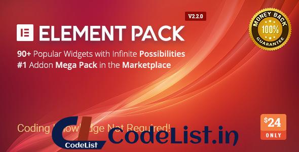 Element Pack v2.2.0 – Addon for Elementor Page Builder