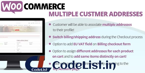 WooCommerce Multiple Customer Addresses v11.5