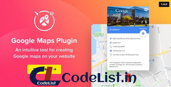 WP Google Maps v1.4.0 – Map Plugin for WordPress