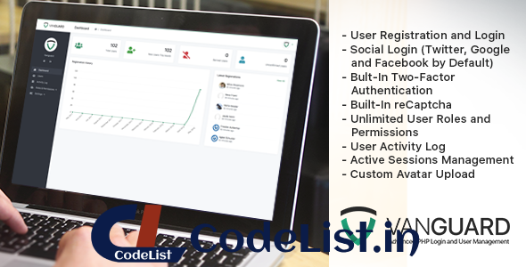 Vanguard v3.0.1 – Advanced PHP Login and User Management