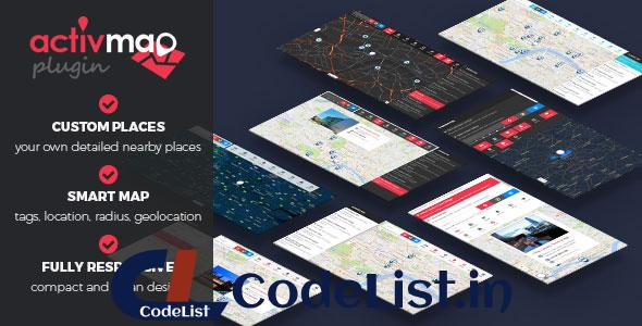 Activ’Map Nearby Places v2.0.0 – Responsive POI Gmaps