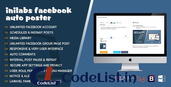 Inilabs Facebook Multi Account Auto Post & Scheduler