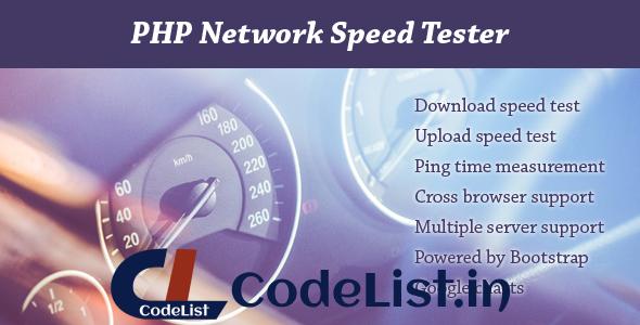 PHP Network Speed Tester v1.2