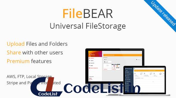 FileBear v1.5 – Premium File Sharing