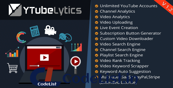 YTubeLytics v1.1 – Youtube Analytics & Marketing Software