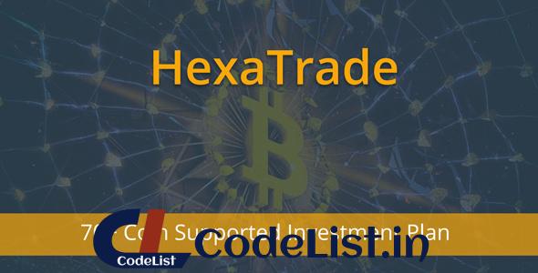 HeXaTrade v1.3 – Coinpayments Support Investment Platform – nulled