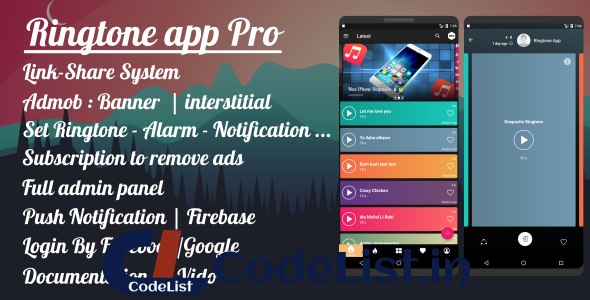 Ringtone App Pro – Material Design