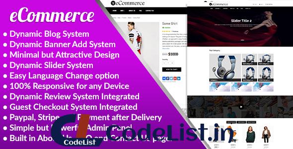 eCommerce – Responsive Ecommerce Business Management System