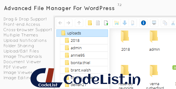 File Manager Plugin For WordPress v7.2