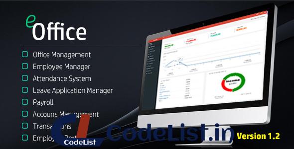eOffice CRM v1.2 – (Accounts, HRM, Inventory, Sales)