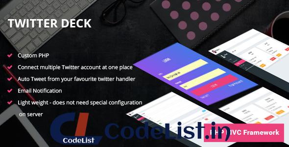 Twitter Deck – PHP