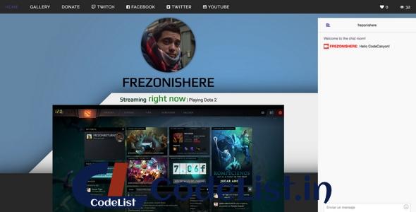 Twitch.tv – stream web streaming + gallery