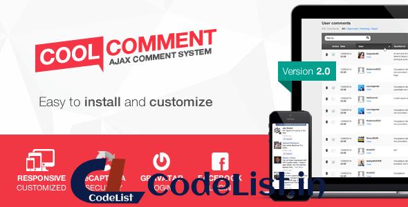 Cool comments ajax system v2.0