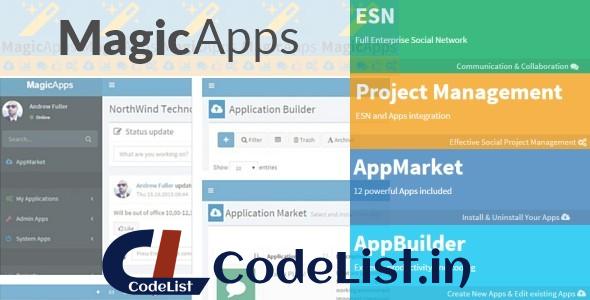 MagicApps – Project Management + ESN + Apps + AppBuilder