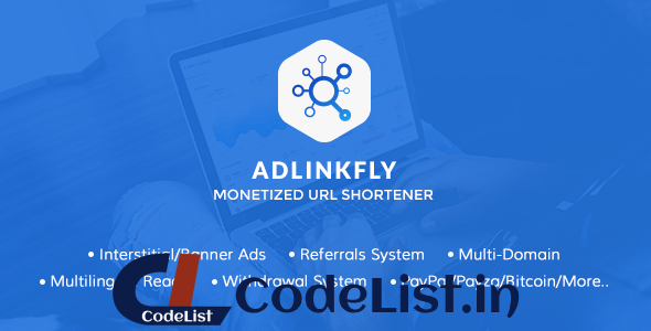 AdLinkFly v6.6.3 – Monetized URL Shortener – nulled