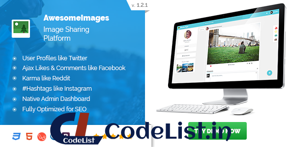 Awesome Images v1.2.1 – Photo Sharing Platform