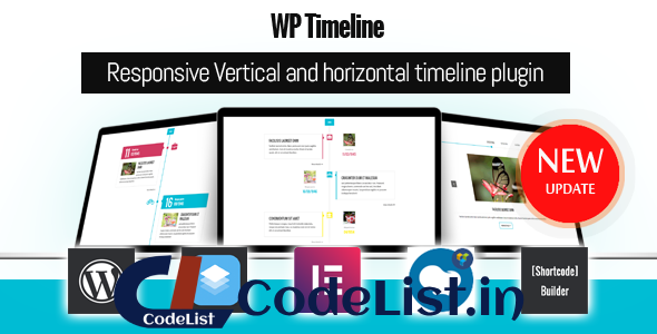 WP Timeline v3.6.5 – Responsive Vertical and Horizontal timeline plugin