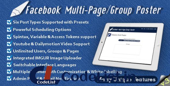 Facebook Multi-Page/Group Poster v3.83