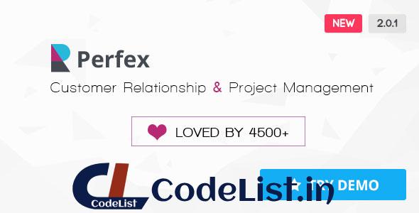 Perfex v2.0.1 – Powerful Open Source CRM