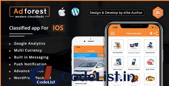 AdForest v3.5.5 – Classified Native IOS App