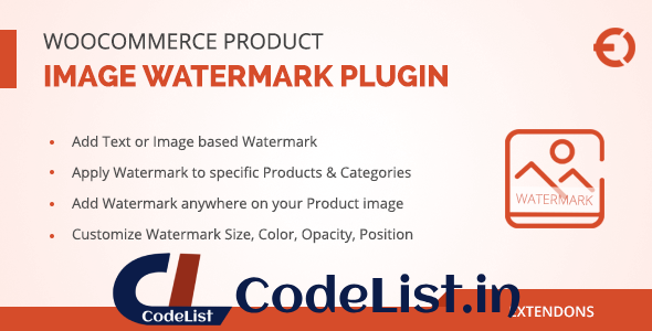 WooCommerce Product Image Watermark Plugin v1.0.3