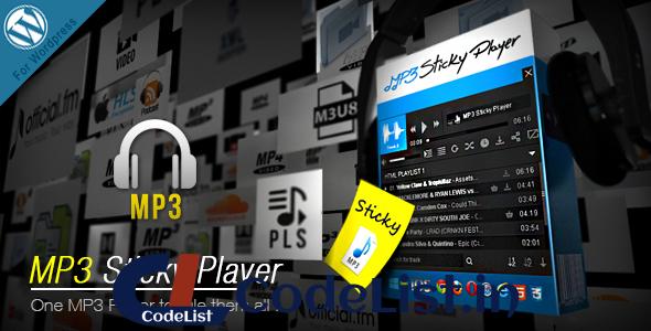 MP3 Sticky Player v5.8 – WordPress Plugin