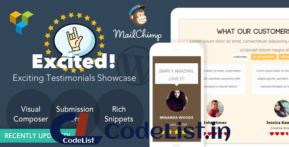 Testimonials Showcase for WordPress v1.3.2 – Excited!