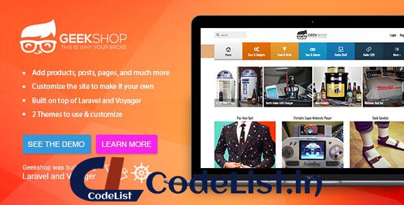 GeekShop v1.0.11 – Geeky Cool Product Site