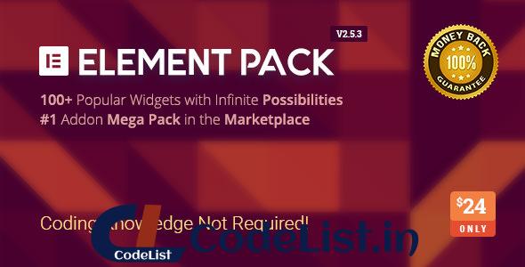 Element Pack v2.5.3 – Addon for Elementor Page Builder