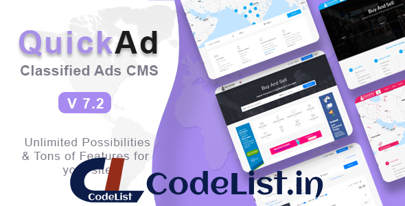 Quickad v7.3 – Classified Ads CMS