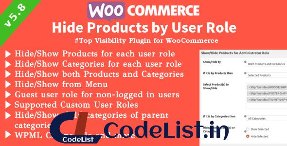 WooCommerce Hide Products v5.9