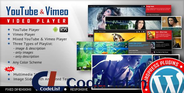 Youtube Vimeo Video Player and Slider v3.0.1