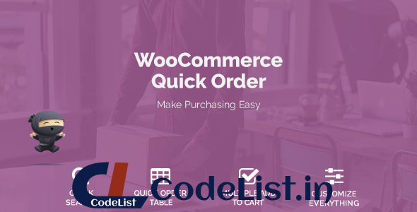 WooCommerce Quick Order v1.3.9