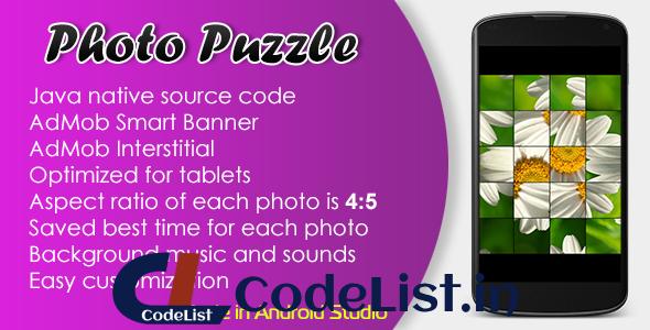 Photo Puzzle Game with AdMob