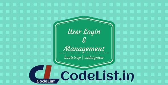 User Login and Management