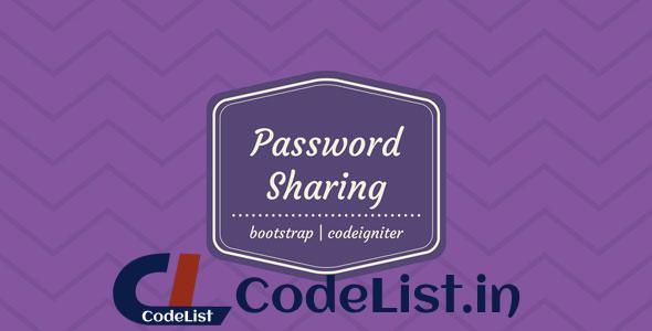 Password Sharing Management System