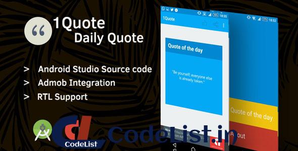 1Quote – Android App Source Code