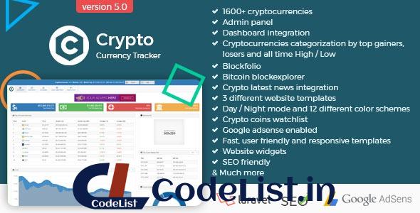 Crypto Currency Tracker v6.0 – Realtime Prices, Charts, News, ICO’s and more