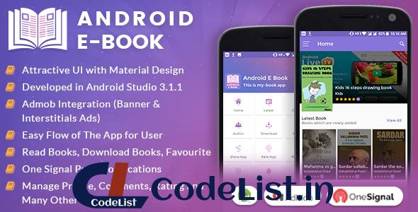 Android E-Book App with Material Design